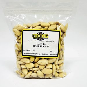 Almonds Blanched Whole 12oz
