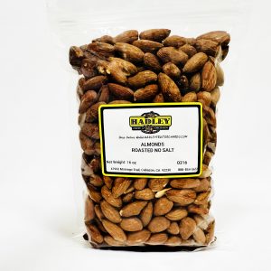 Almonds Roasted No Salt 16oz