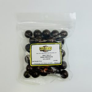Dark Chocolate Malt Balls 52% Cacao 8ozorange