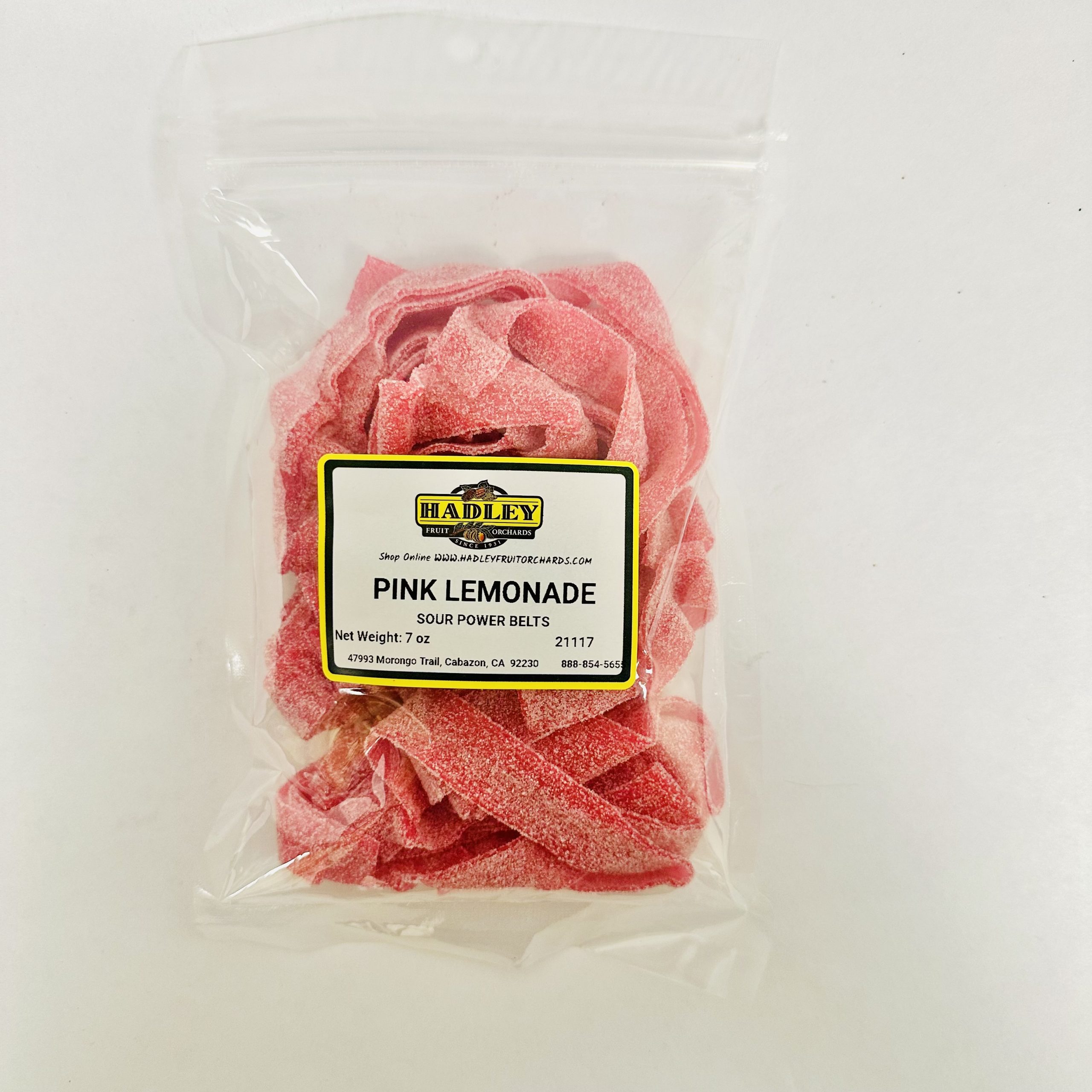 Sour Power Belts Pink Lemonade 7oz