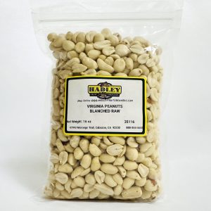 Virginia Peanuts Blanched Raw 16oz