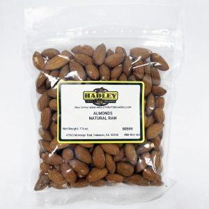 Natural Almonds Raw 7.5oz