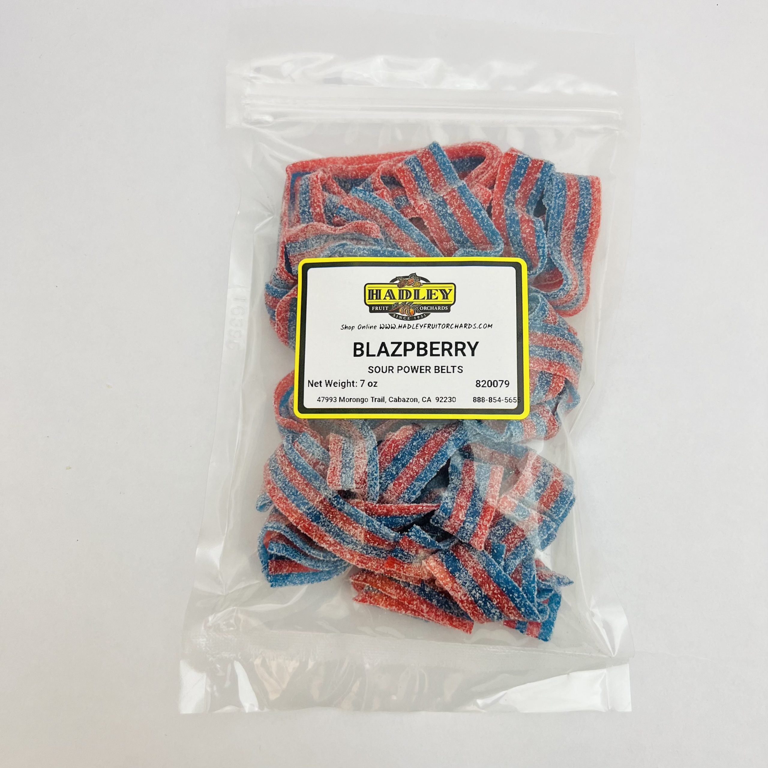 Sour Power Belts Blazpberry 7oz