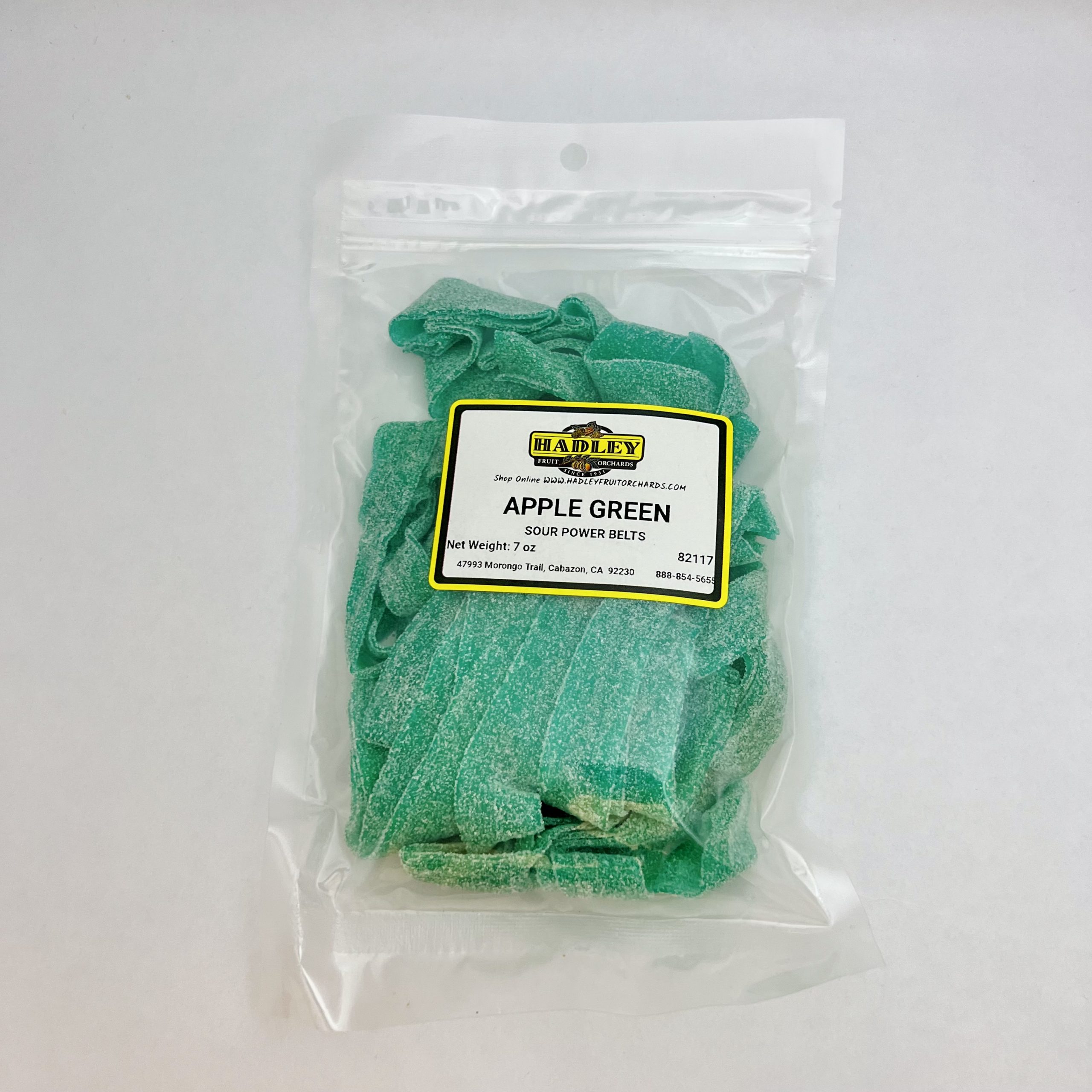 Sour Power Belts Green Apple 7oz