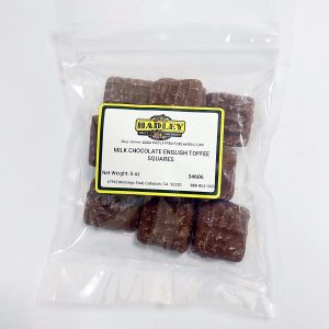 Milk Chocolate English Toffee Squares 6oz