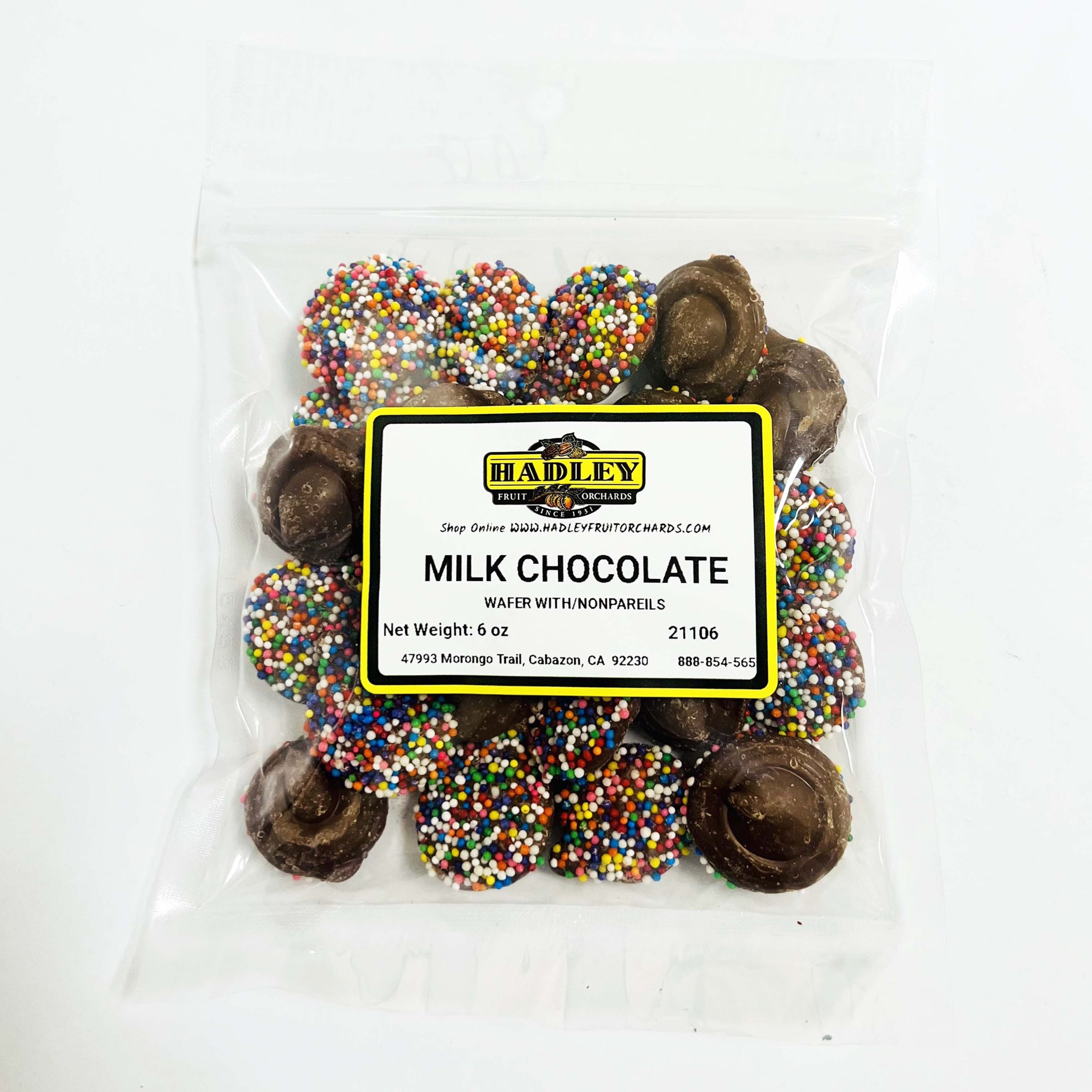 Milk Cholcolate Wafer Nonpareils 6oz