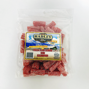 Pectin Filled Licorice Sour Strawberry 10oz