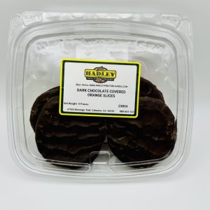Dark Chocolate Covered Orange Slices 4 Peices